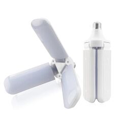 Powermaster PM-24464 E27 Duy 60W 3 Kollu Pervane Beyaz LED Ampul