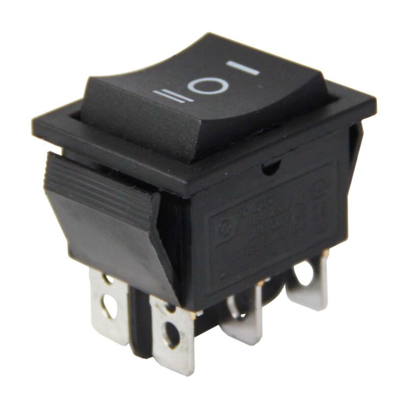 GENİŞ IŞIKSIZ 6 PİNLİ ON-OFF-ON YAYLI ANAHTAR (IC-110) AN-20