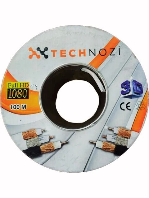 TECHNOZİ Rg6 U4 80 Tel Anten Kablosu 100 Metre