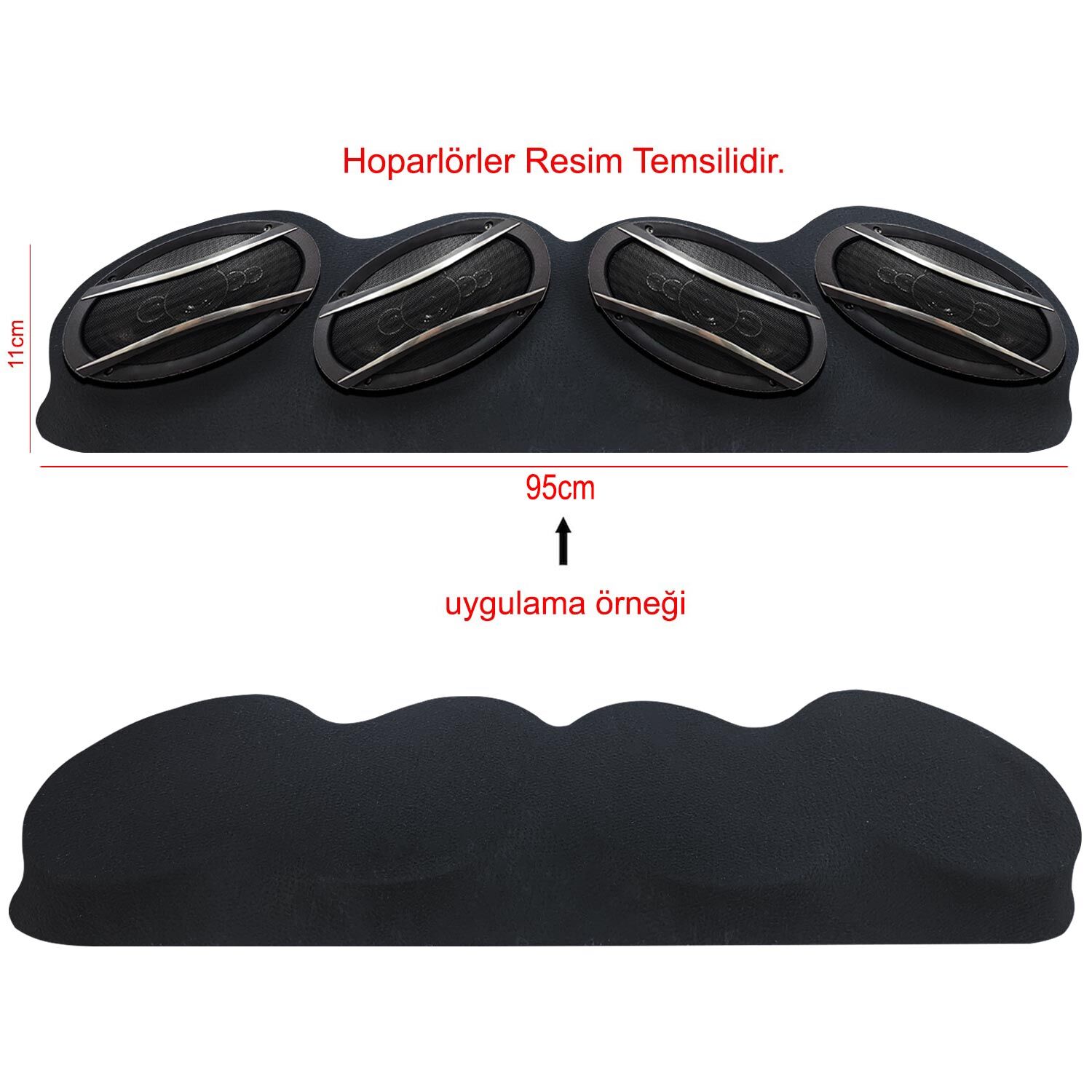 4Lü Universal Boş Kabin Oval 6x9 İnç 9069