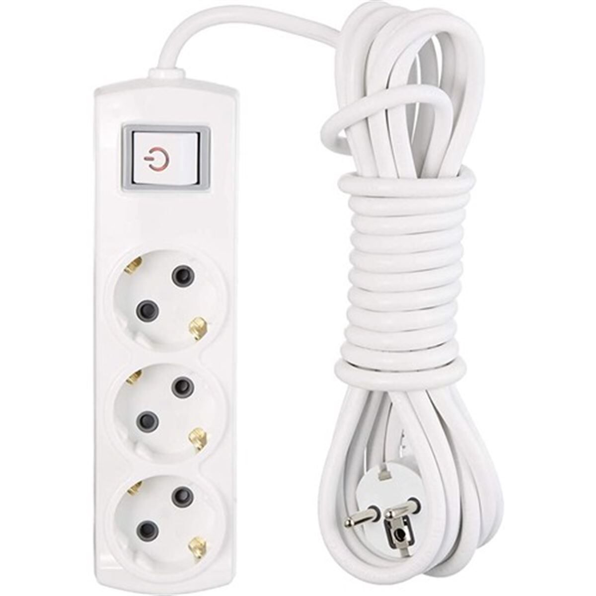 Eko Grup 3'lü Priz 2mt Anahtarlı S-958EE