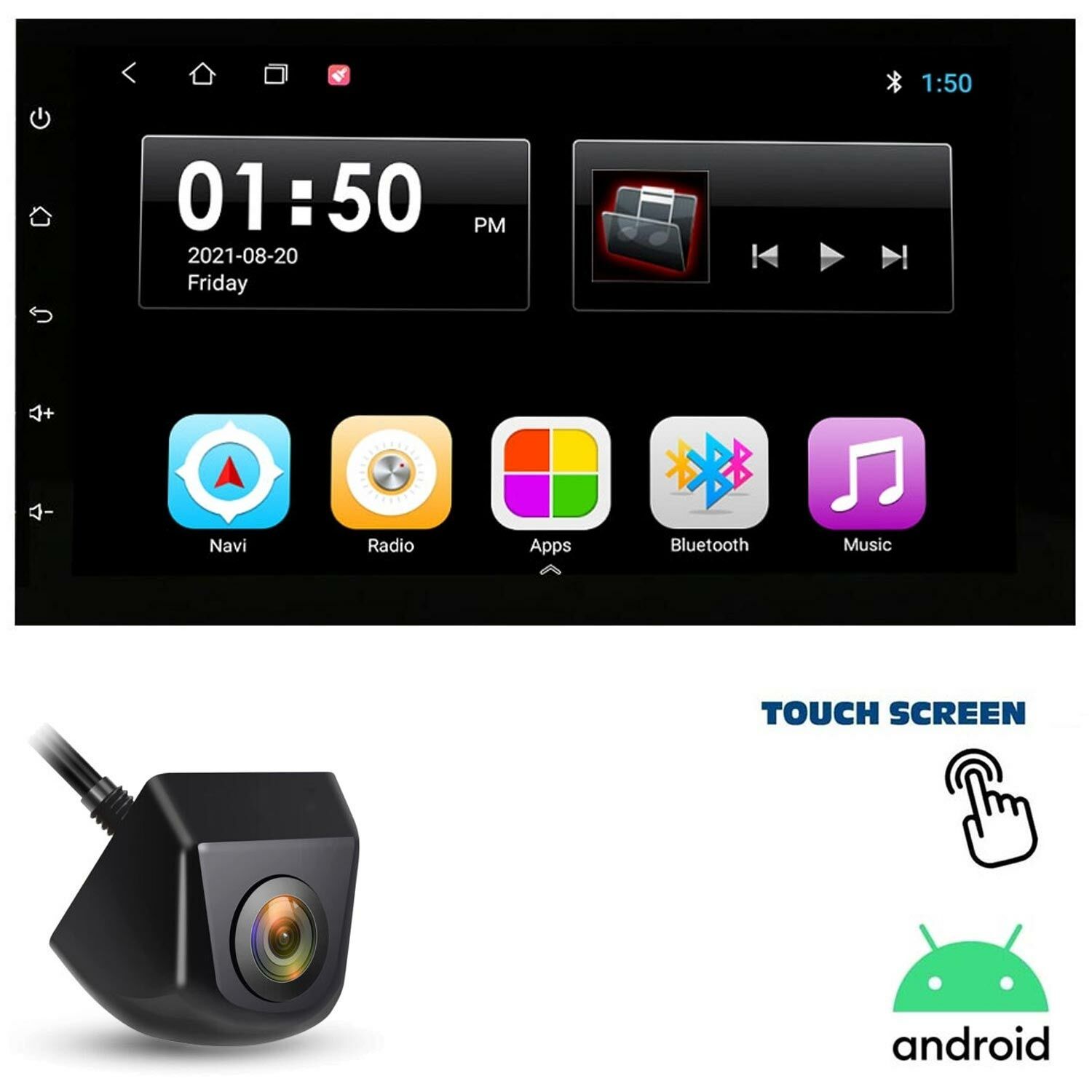 ROADSTAR RD-9500 Android Double Teyp 7 İnç 2+16GB