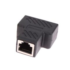 RJ45 TO 2X RJ45 DİŞİ METAL ARA APARAT 1.KALİTE KAPLİN COUPLER SPLİTTER