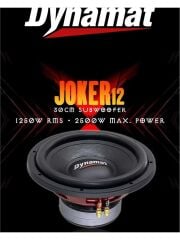 Dynamat Joker-12 D4 30 cm Oto Subwoofer 1250 Rms 2500 Watt Maksimum