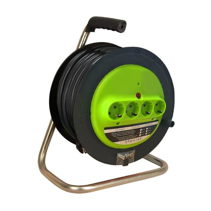 Seyyar Makaralı Dörtlü Grup Priz 20MT KP-105