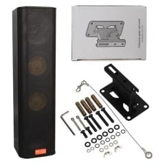 MagicVoice MV-28 2x13 CM 40 Watt Komütatörlü Hat Trafolu Siyah Dikey Sütun Hoparlör (Tekli Paket)