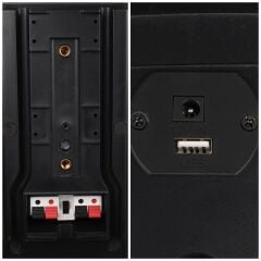 MagicVoice MV-28 2x13 CM 40 Watt Komütatörlü Hat Trafolu Siyah Dikey Sütun Hoparlör (Tekli Paket)