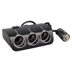 Olesson 1506 12-24V Çift USB Girişli 120W 80 CM Kablolu 3'LÜ Araç Çakmak Çoklayıcı