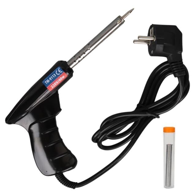 Technomax TM-9113 40 Watt Tabanca Havya Lehim Telli Lehim Makinesi AC220V 120cm Kablolu