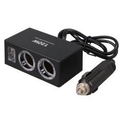 Olesson 1522 12-24V Tek USB Girişli 120W 80cm Kablolu 2'li Araç Çakmak Çoklayıcı