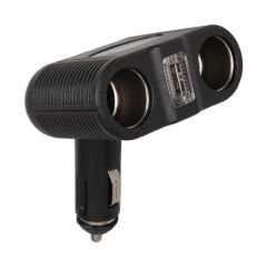 Olesson 1646 12-24V Tek USB Girişli 100W Çiftli Araç Çakmak Çoklayıcı