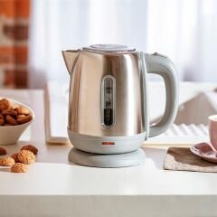 Crown CRW-7211 1800W 1.8 Litre Lüks Çelik Su Isıtıcı Kettle İnox