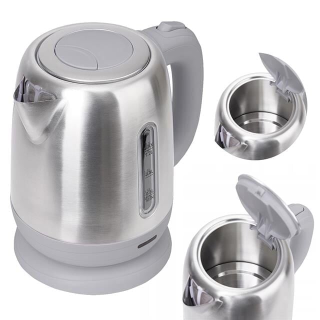 Crown CRW-7211 1800W 1.8 Litre Lüks Çelik Su Isıtıcı Kettle İnox