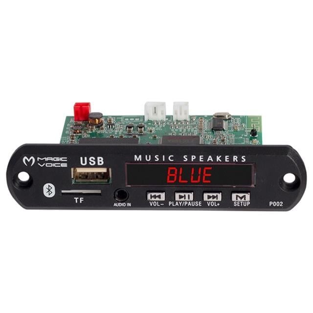 Magicvoice MP5 USB-SD-MMC-Bluetooth 12V-500mA Kumandalı Çevirici Dijital Video Player Board