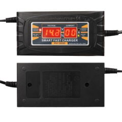 POWERMASTER SON-1206D 12 VOLT MAX 6 AMPER AKILLI HIZLI DİJİTAL GÖSTERGELİ AKÜ ŞARJ CİHAZI 150X75X60MM