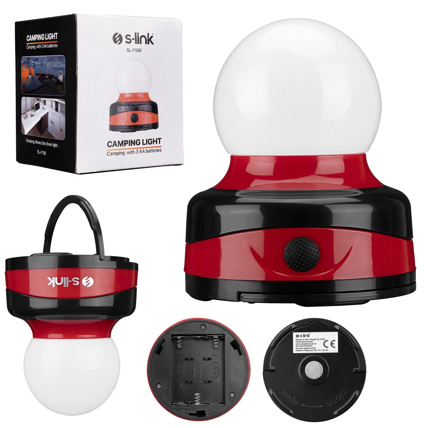 S-LİNK SL-F156 Led Işıldak Pilli Mıknatıslı