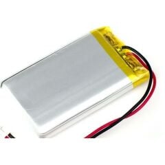 3.7 VOLT 800 MAH LİTYUM POLİMER PİL ( 802540 ) PİL ÖLÇÜLERİNİ KONTROL EDİNİZ