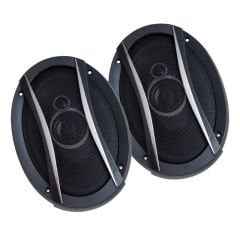 LEONE HR-6935TW 1250 WATT 6X9 KAPAKLI OVAL PLASTİK ÇERÇEVELİ HOPARLÖR (ÇİFTLİ TAKIM FİYAT)