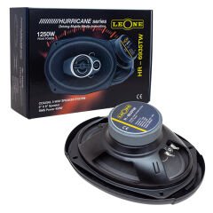 LEONE HR-6935TW 1250 WATT 6X9 KAPAKLI OVAL PLASTİK ÇERÇEVELİ HOPARLÖR (ÇİFTLİ TAKIM FİYAT)