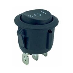 IC-134-2 Yaylı Yuvarlak Işıksız On-Off-On 3P Anahtar
