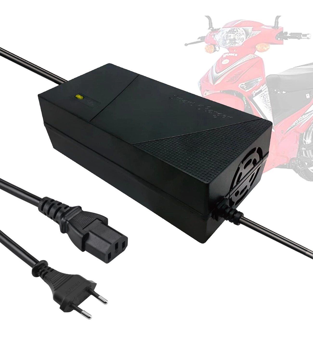 ELEKTRİKLİ BİSİKLET ŞARJ ALETİ 41.4V 2A FANLI MZ-510