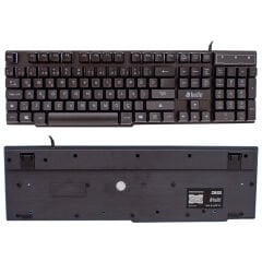 HELLO HL-4737 USB KABLOLU AYDINLATMALI OYUNCU GAMİNG Q KLAVYE