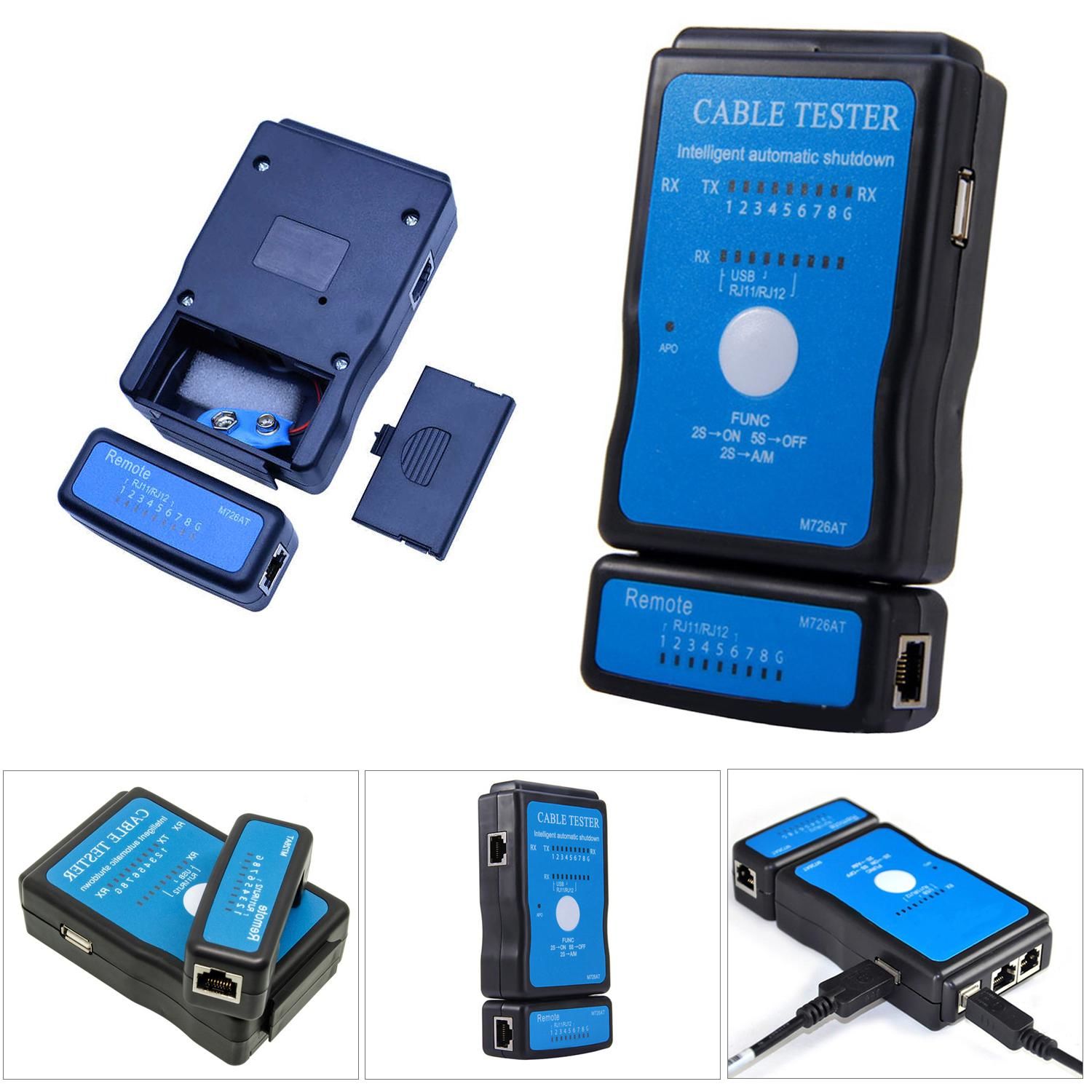 HADRON HDX-6512 Kablo Test Cihazı Rj11 Rj12 Rj45 Usb
