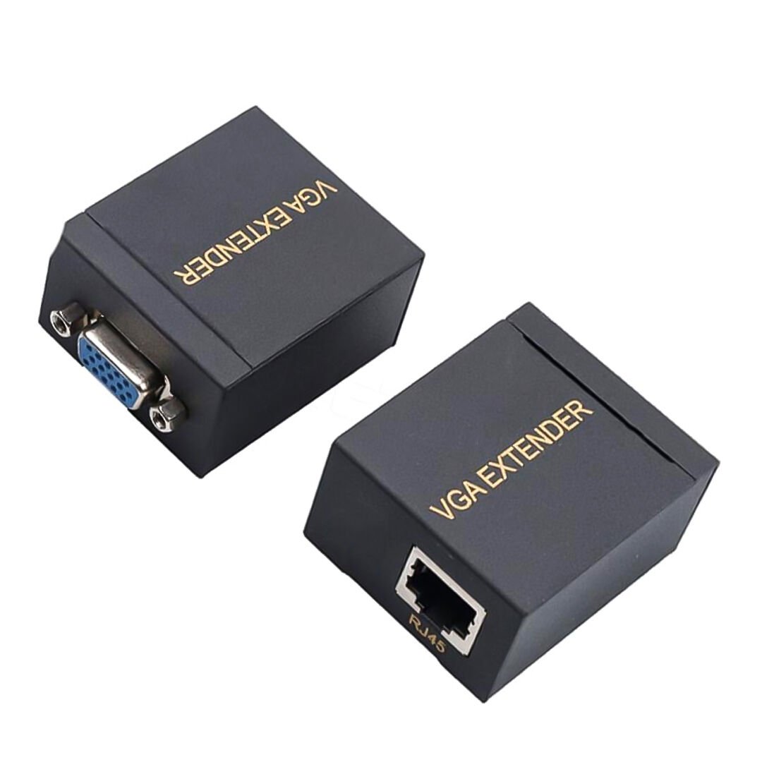 POWERMASTER PM-17297 VGA TO CAT5/CAT6 60 METRE VGA EXTENDER UZATICI (D-31)