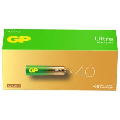 GP 15AU R6 ULTRA ALKALİN AA KALEM PİL (40'LI PAKET FİYATI)