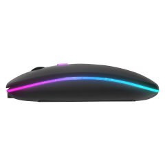 EVEREST SM-BT11 USB SİYAH 2IN1 BLUETOOTH 2.4GHZ ŞARJ EDİLEBİLİR KABLOSUZ MOUSE