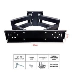 UFİX-6011H Lcd Askı Aparatı Hareketli 6 Kol 42-49 İnç 109-124cm