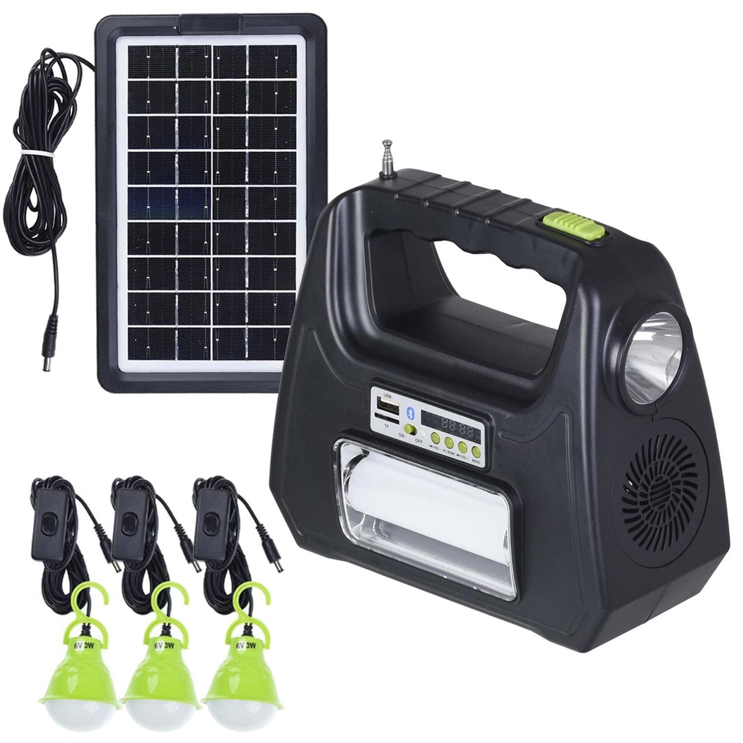 DAT DT-9015B Solar Kamp Lambası Acil Durum Işığı Şarjlı
