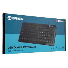 EVEREST KB-410 USB MULTİMEDYA MİNİ Q KLAVYE