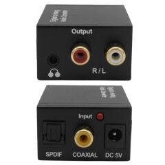 Fully G-538ND Optik/Koaksiyel Dijital Ses - Analog RCA Çevirici