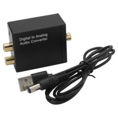 Fully G-538ND Optik/Koaksiyel Dijital Ses - Analog RCA Çevirici