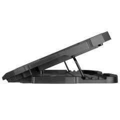 Rampage AD-RC4 Mavi Ledli 2*125mm+2*70mm Işıklı Fan 15''-17'' Notebook Soğutucu Stand