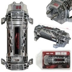 Kapasitör 12/24v 8 Farad Dijital AUDIOMAX MX-108