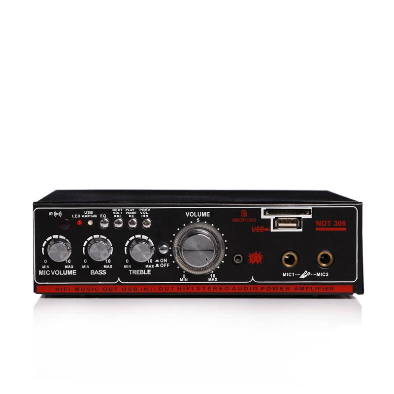 NOTELNOT-306 STREO MİNİ AMPLİFİKATÖR BLUETOOTHLU
