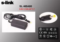 S-LINK SL-NBA80 9.5 VOLT - 2.5 AMPER 4.8*1.7 UÇLU ASUS NETBOOK ADAPTÖR