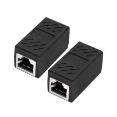 PowerMaster PM-24809 RJ45 to RJ45 Kaplin-Coupler Dişi Metal 8P-8C Ara Aparat (Tekli)