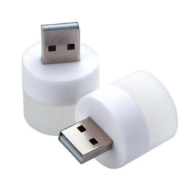PowerMaster PM-20919 PowerBank İçin Taşınabilir USB Beyaz Led Gece Lambası