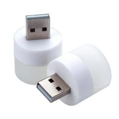 PowerMaster PM-20919 PowerBank İçin Taşınabilir USB Beyaz Led Gece Lambası