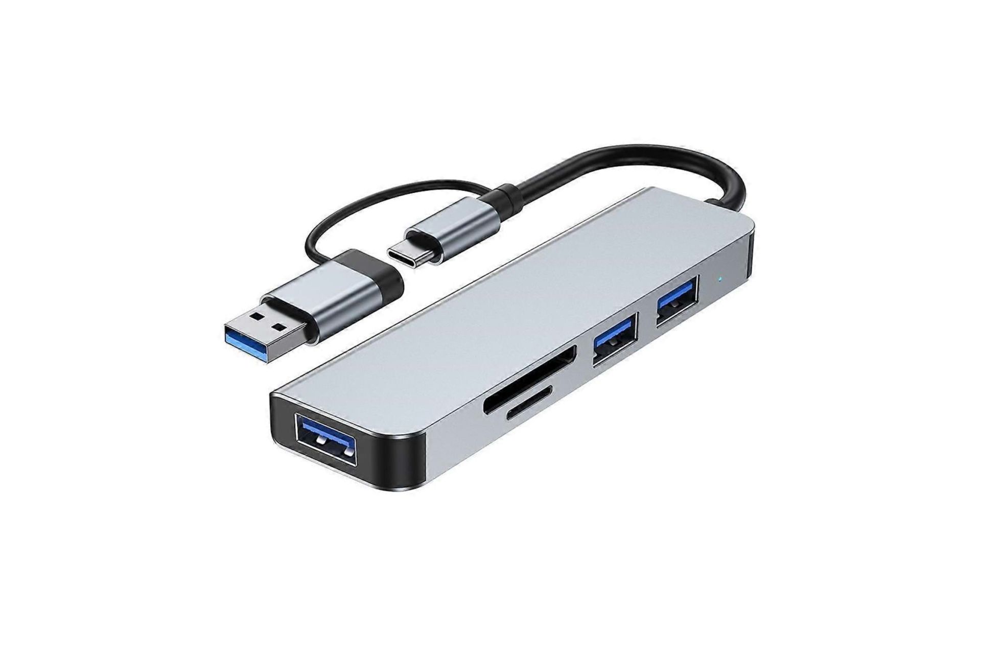 GABBLE GAB-UY255 ÇEVİRİCİ TYPE-C TO 3.0 5 IN 1 USB + HDTV 4K