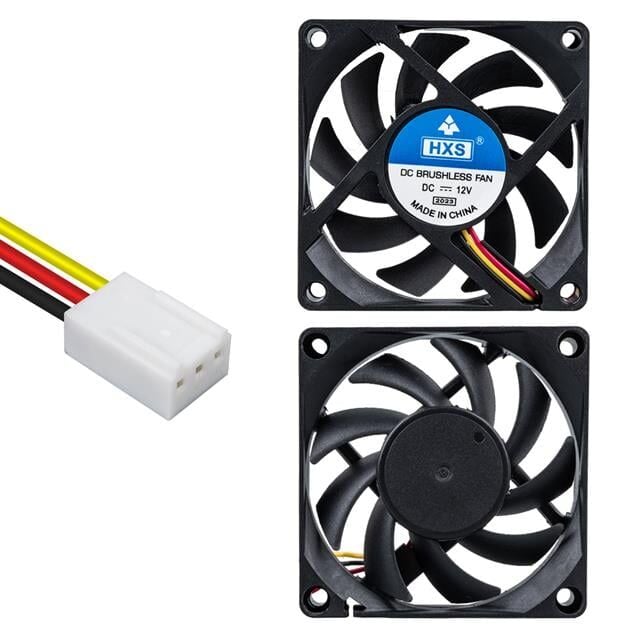 Powermaster IC-216 3P Kablolu 70X70X15 12Volt Fırçasız DC Fan