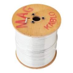 MAG RG6/U4 0.90 MM 48*0.12 TEL CCS TAHTA MAKARALI YERLİ ÜRETİM ANTEN KABLOSU (300 METRE)