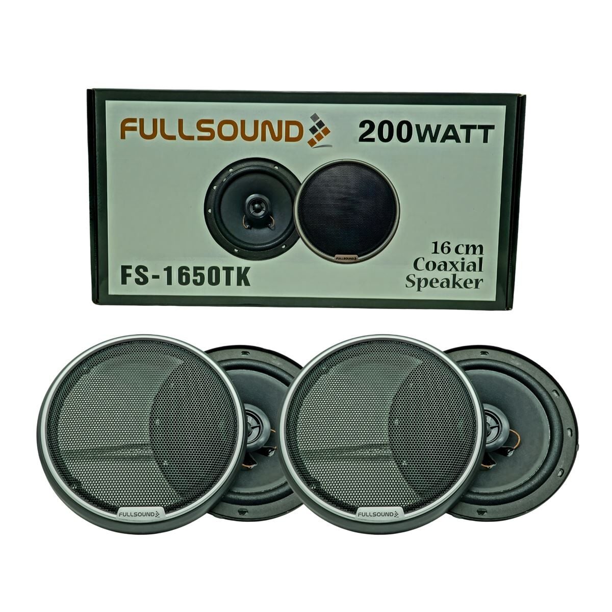 FULLSOUND FS-1650TK 16CM TWEETERLI KAPAKLI OTO HOPARLÖR TAKIMI