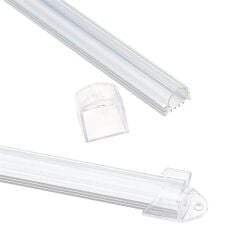 Powermaster 1 Metre Neon Şeffaf Alüminyum Kasa