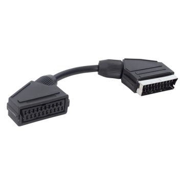 SCART ERKEK SCART DİSİ ARA KABLO 20 CM ELEKTROMER