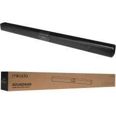 MIKADO MD-SB101 SİYAH 10WX2 12V/1.5A BT USB AUX TF KARTLI EV SİNEMA SOUNDBAR HOPARLÖR