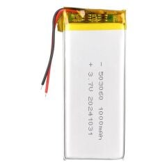 PowerMaster 503060 3.7V 1000mAh Lityum Polimer (Li-po) Batarya Ciklet Pil